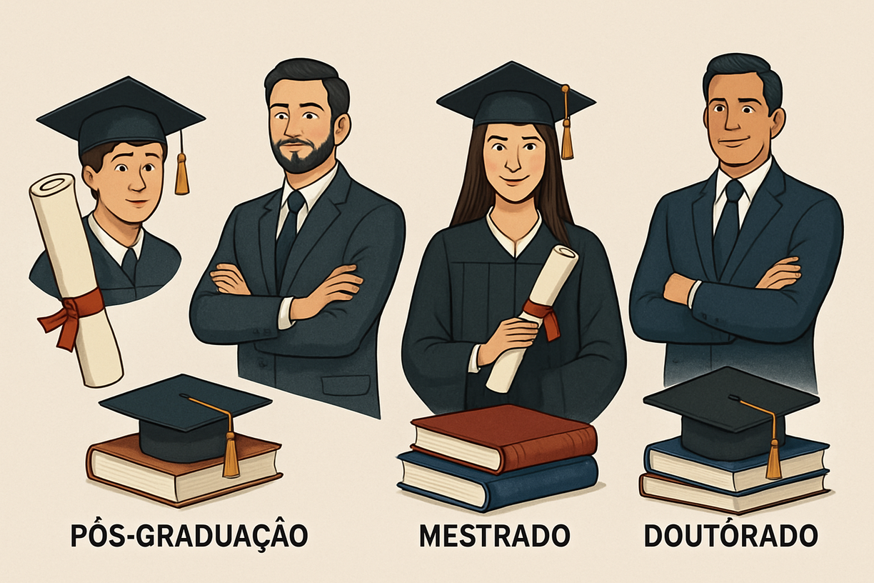 Diferenças entre pós-graduação, MBA, mestrado e Doutorado: Qual escolher?