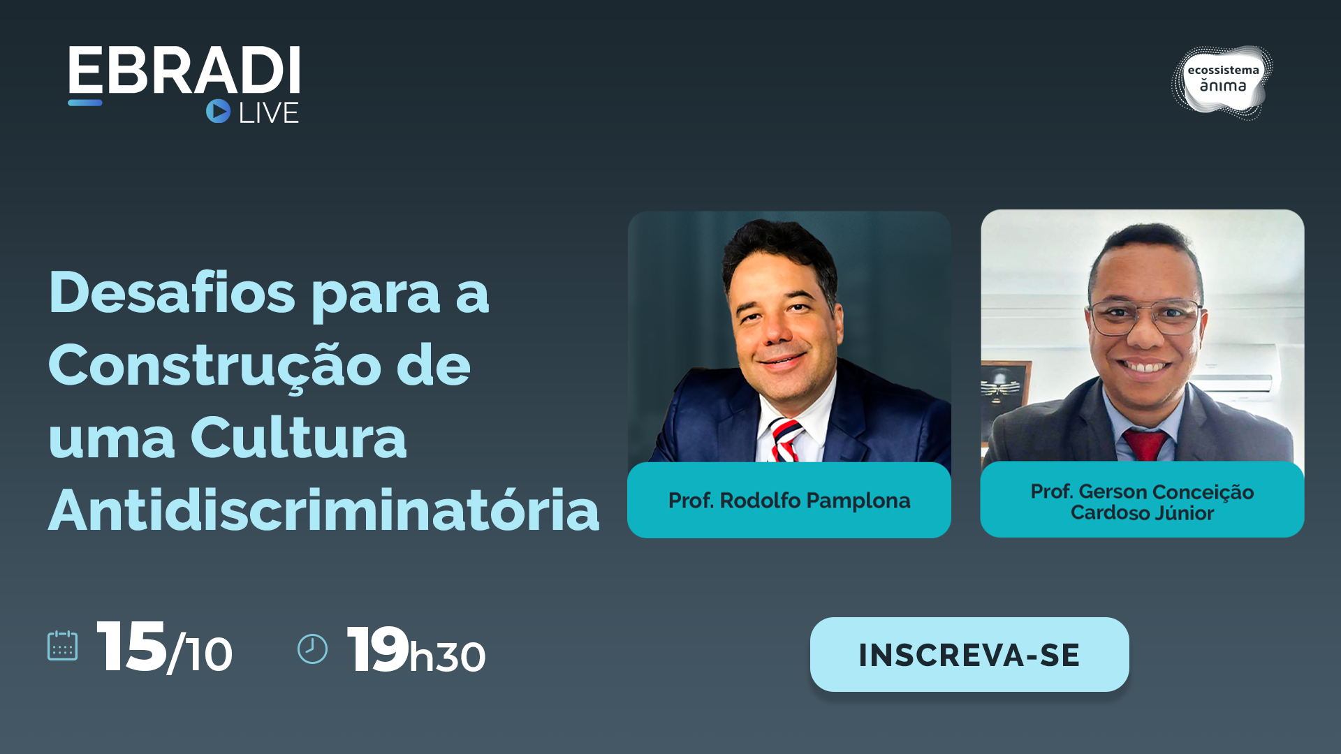 EBRADI LIVE - Desafios para a Construção de uma Cultura Antidiscriminatória