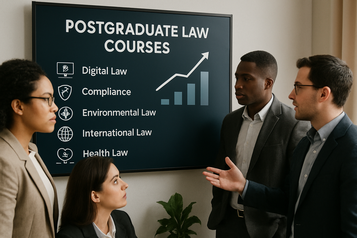 CURSOS DE PÓS-GRADUAÇÃO EM DIREITO: ÁREAS EM ALTA E COMO ESCOLHER A ESPECIALIDADE IDEAL