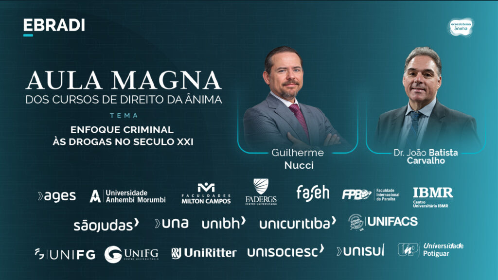 Aula Magna 2026: Enfoque criminal às drogas no século XXI