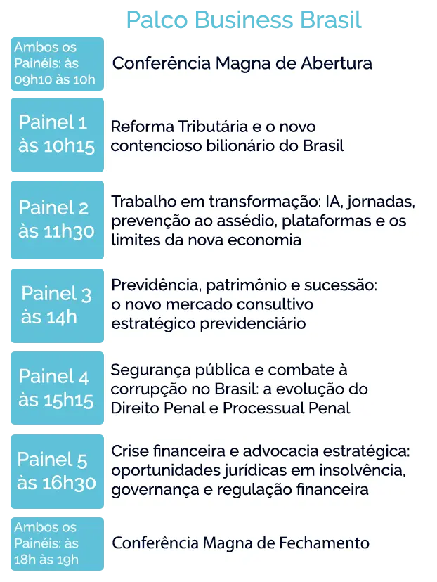 Palco Business - Congresso 2026
