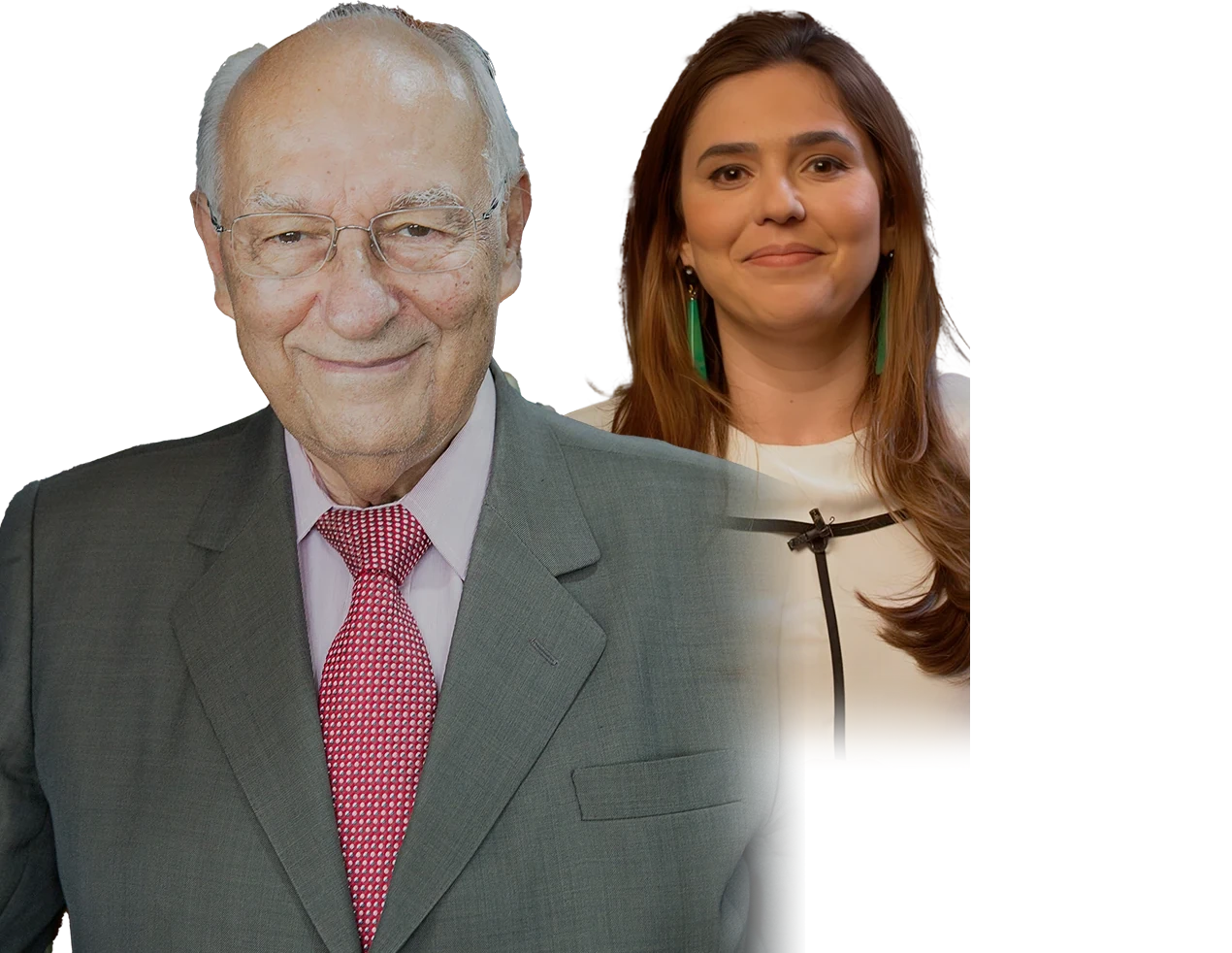 Ives Gandra Martins, patrono, e Nathalia Masson, supervisora acadêmica
